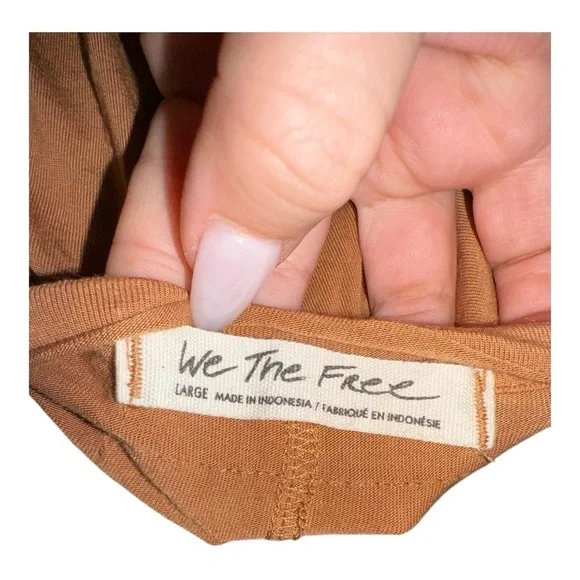 Free People We The Free Long Sleeve size Large - Picture 5 of 5